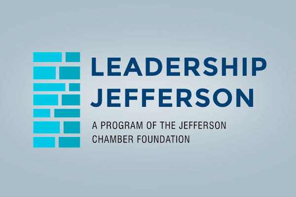 Leadership Jefferson a program of the Jefferson Chamber Foundation badge