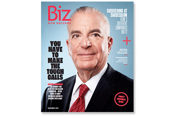 David Sherman in Biz New Orleans Magazine